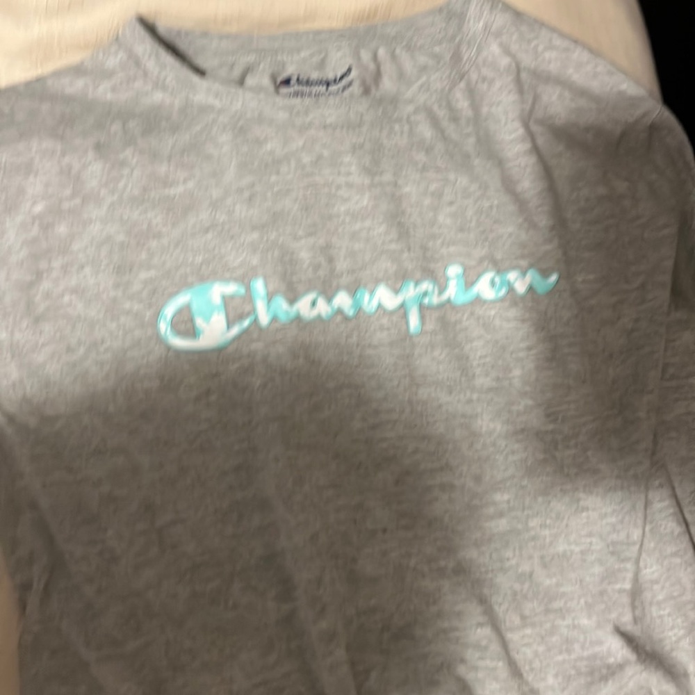Grey champion t shirt